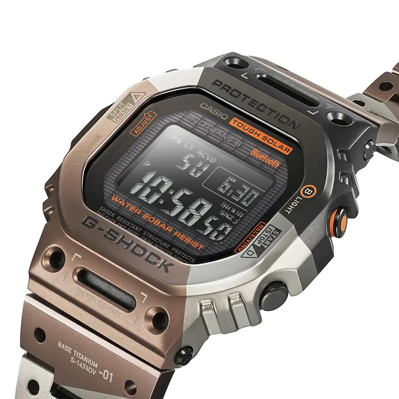 Casio G-Shock Titanium Virtual Armor Solar Tough Bluetooth® Men's Watch | GMW-B5000TVB-1
